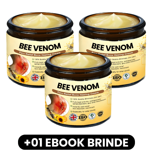 BeeVenom - Creme de Cura para Articulação - Mania das CoisasBeeVenom - Creme de Cura para ArticulaçãoMania das Coisas