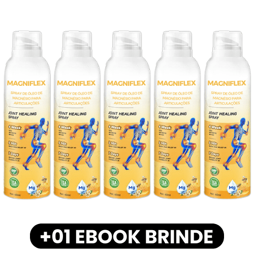 MagniFlex - Spray de Óleo de Magnésio para Articulações - Mania das CoisasMagniFlex - Spray de Óleo de Magnésio para ArticulaçõesMania das Coisas