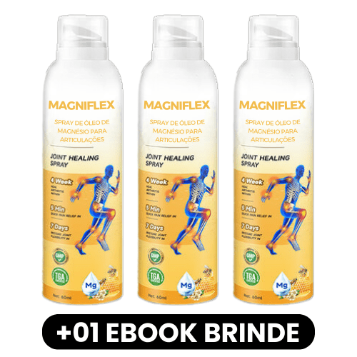 MagniFlex - Spray de Óleo de Magnésio para Articulações - Mania das CoisasMagniFlex - Spray de Óleo de Magnésio para ArticulaçõesMania das Coisas