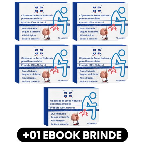 Natural Herbs - Cápsulas de Ervas Naturais para Hemorroidas - Mania das CoisasNatural Herbs - Cápsulas de Ervas Naturais para HemorroidasMania das Coisas