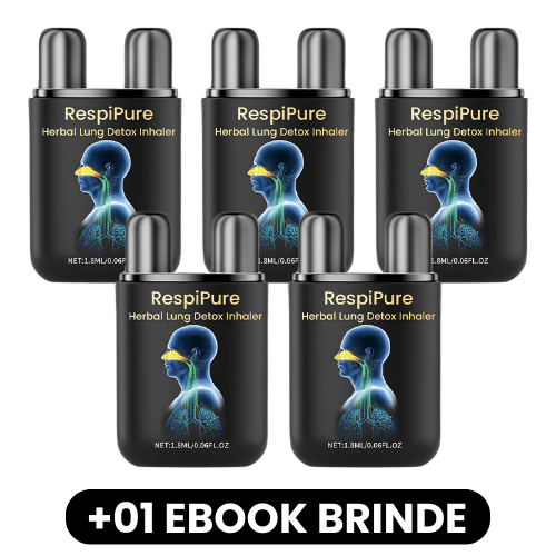 RespiPure - Inalador de Desintoxicação Pulmonar - Mania das CoisasRespiPure - Inalador de Desintoxicação PulmonarMania das Coisas
